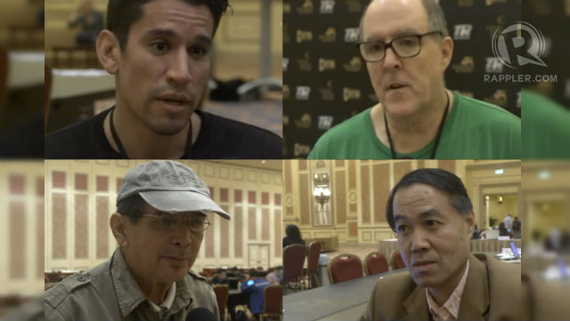 PREDICTIONS. Boxing journalists and analysts weigh in on the Pacquiao-Rios fight. Photo by Rappler