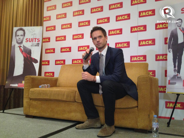 'LEGAL ADVICE' IN REAL LIFE. Adams admits he once gave legal advice in real life, since people see him so much as Mike Ross anyway