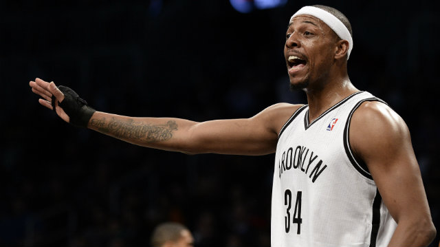 THE TRUTH SHALL SET YOU FREE. Paul Pierce and the Brooklyn Nets will make another postseason run after clinching a spot by beating the Rockets on Tuesday night. Photo by Andrew Gombert/EPA