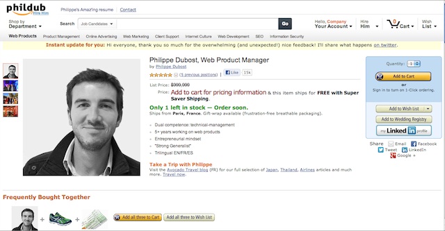 SOLD. Screenshot from http://www.phildub.com/.