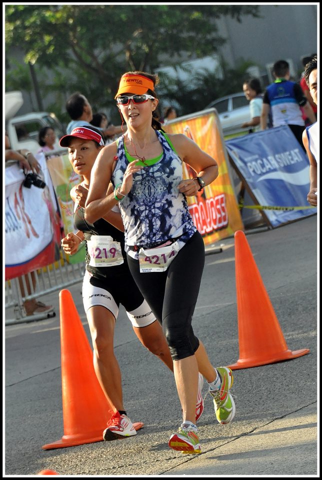 ENDURANCE TRIATHLETE. Sen Pia Cayetano says being a runner helps her develop the patience for difficult races like the RH bill. Photo from Sen Cayetano's Facebook page 