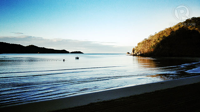 Beautiful sunrise at the beach