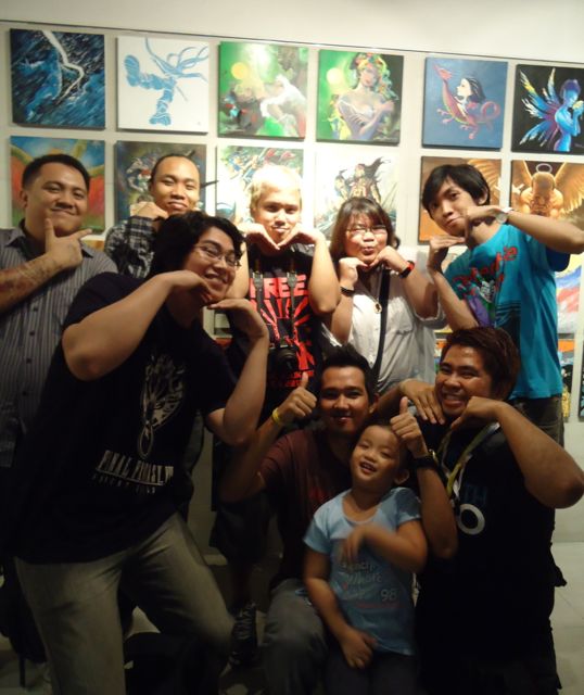 COMICS AFICIONADOS. Members of Indie Komiks Manila