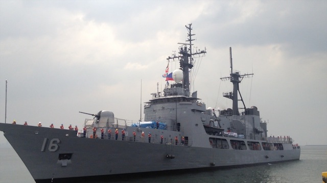 OFF TO AUSTRALIA: BRP Ramon Alcaraz is joining war games in Australia. Rappler file photo