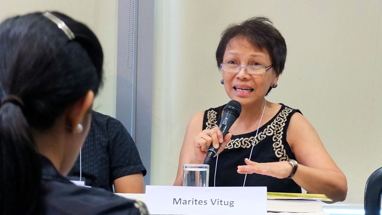 THE VLOG-ER. Rappler editor-at-large Marites Vitug talks about her bestselling book about the Supreme Court, Shadow of Doubt