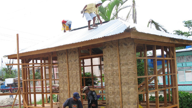 SHELTER BGA. One of the model shelter houses built in Baganga, Davao Oriental. Photo from ICRC