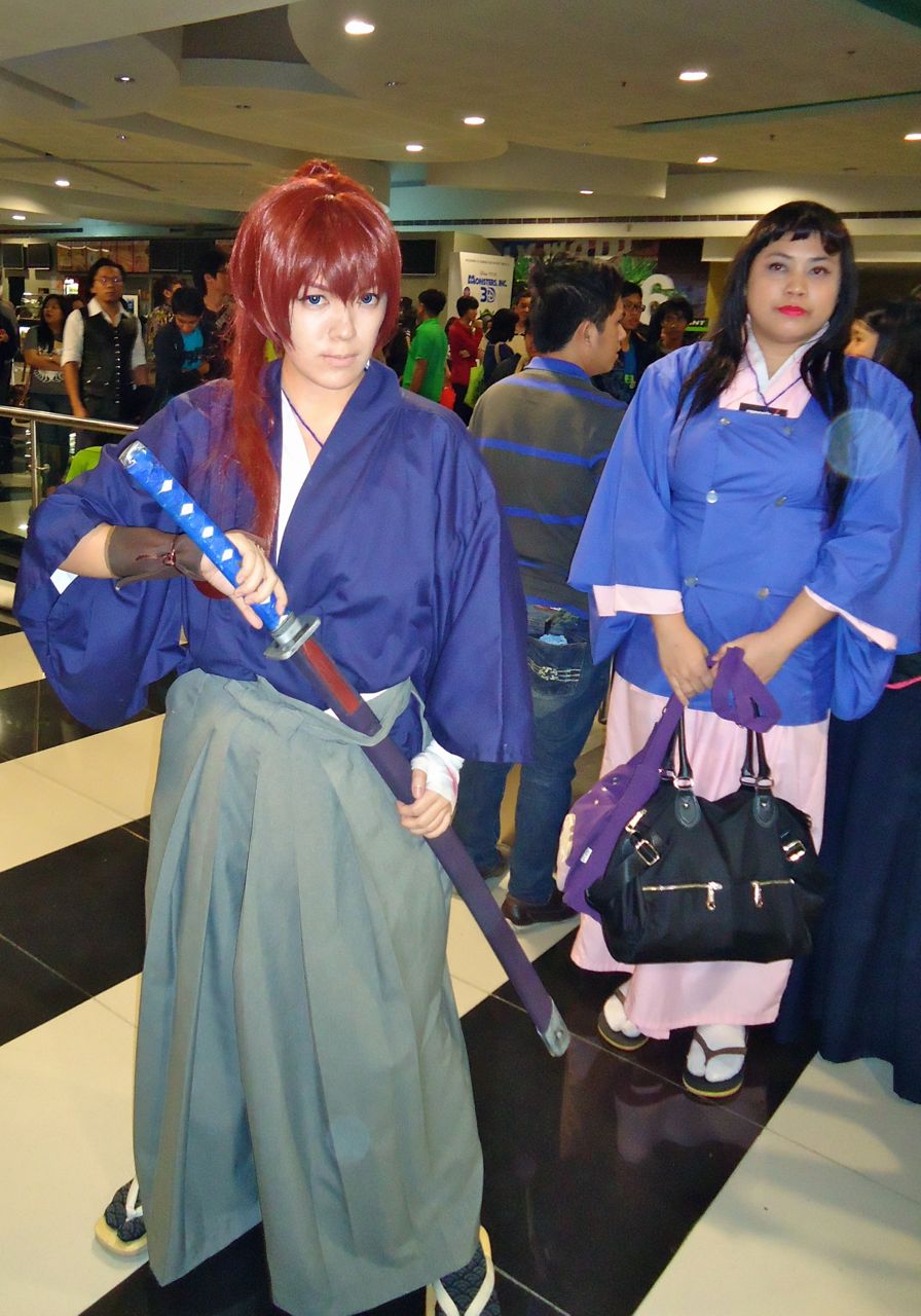HITEN MITSURUGI RYU! A fan pulls off the Samurai X look at the advance screening. Photo by Jerald Uy