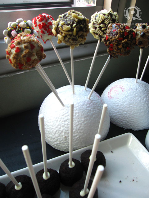 There are flower bouquets, fruit bouquets, and cake pop bouquets!