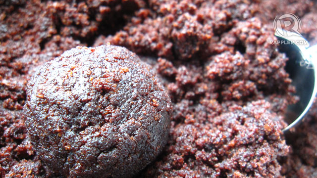 Make sure the mixture is moist enough to hold a ball shape