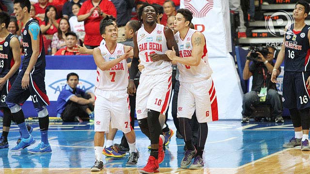 Baser Amer, Ola Adeogun, Anthony Semerad and the rest of the Red Lions are back in the NCAA Championships. File photo by Josh Albelda
