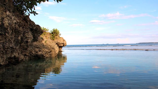 The Magpupungko Rock Formation in Pilar
