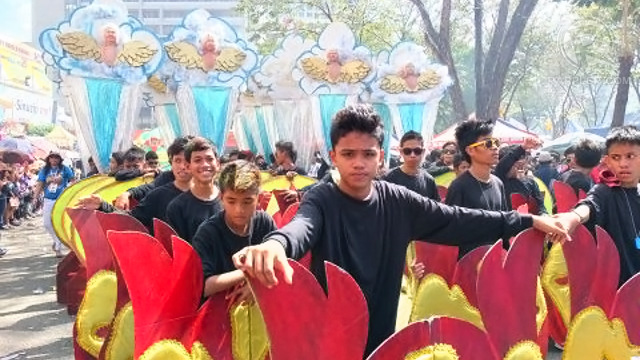 THE PARADE involved a lot of waiting, not only for festival-goers, but for the street dancers as well