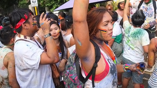 STREET PARTY. During Sinulog, the party was everywhere and for everyone