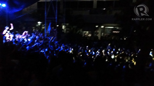 DANCE REVOLUTION. Young festival-goers danced all day and night-long behind Baseline. Photo by Karen Ceballos