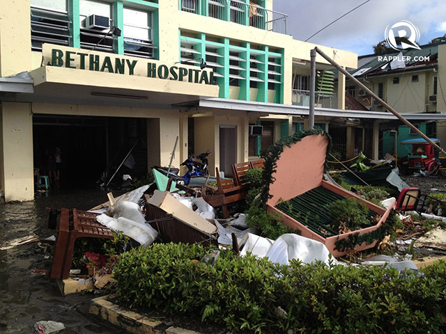 MEDICINE NEEDED. Bethany Hospital in Tacloban City is in need of supplies, particularly anti-tetanus medicine. File photo by Rupert Ambil/Rappler