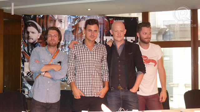 THEY'LL BE BACK. From left: Dave Welsh, guitar; Joe King, guitar and vocals; Isaac Slade, piano and lead vocalist; and Ben Wysocki, drummer