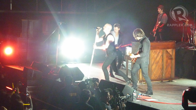 MEMORABLE FIRST TIME. The band played their first concert in Manila with a passion