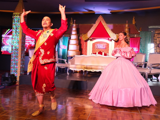 ANIMATED KING MONGKUT. Nonie Buencamino is excited about his new role