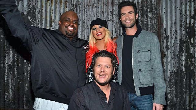 TODAY'S FAB FOUR. The Voice season 3 judges Cee Lo Green, Christina Aguilera, Adam Levine and Blake Shelton. Image from The Voice Facebook page