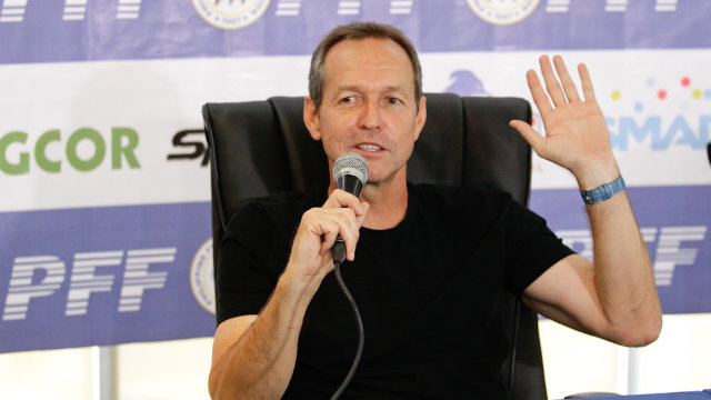 “Bottom line, our National Coach Thomas Dooley [needs] to have a team ready which consists more or less [of] our local players to compete [in] events like the Suzuki Cup," said a statement on the Azkals Facebook page. Photo by Mark Cristino