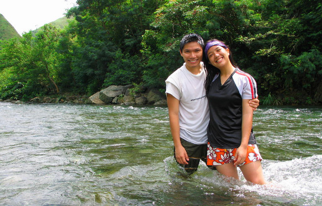 SHARING THE JOURNEY. Gregg and Mo in Gabaldon, Nueva Ecija in 2004