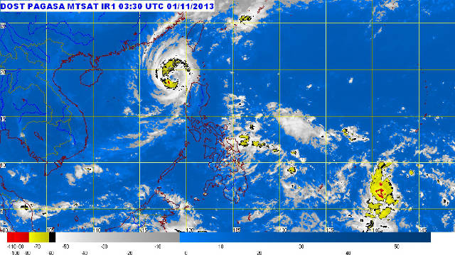 QUICK TYPHOON: Vinta packed winds up to 120 kph. Pagasa satellite file photo