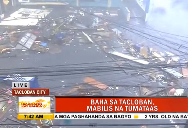 Storm Surge Floods Tacloban