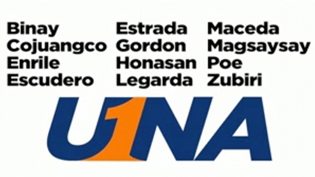 Screenshot of UNA senatorial slate ad that began airing January 7