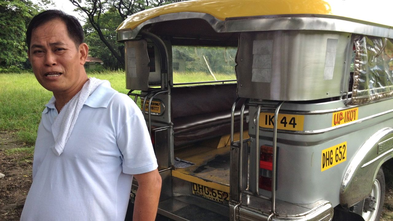 Cesar Sta. Maria of the UP Ikot Drivers Association