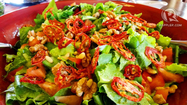 One of the freshest and most colorful salads I?ve tasted!