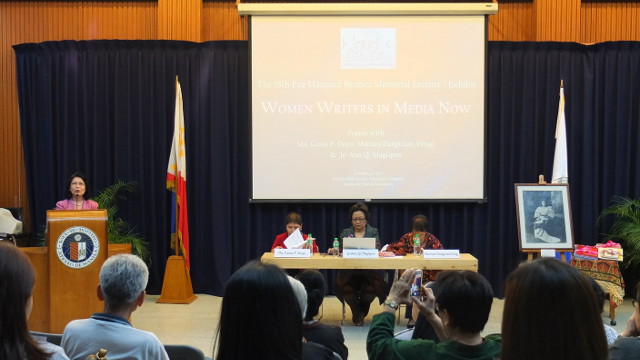 WOMEN IN MEDIA. The 3 veterans share their experiences as women journalists