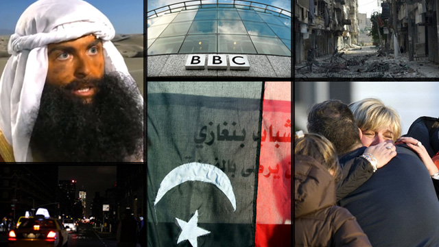 The world in 2012: Turmoil. Images courtesy of the Agence France-Presse.