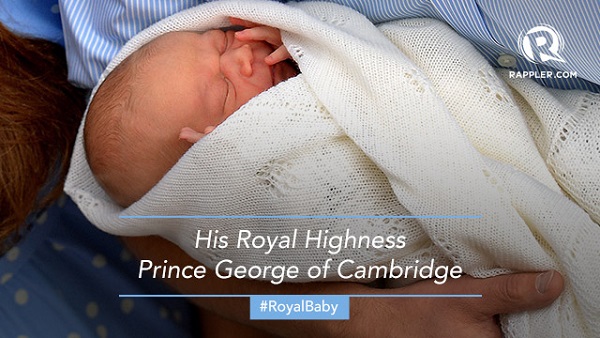 Prince of Cambridge named George