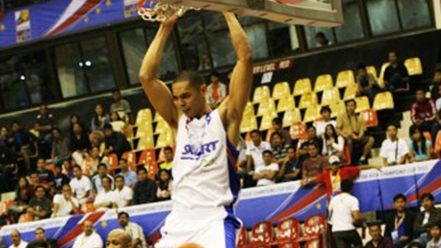 Japeth Aguilar throws down a two-handed jam during the 2011 FIBA Asia Champions Cup. Photo from the Smart Gilas Facebook page