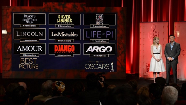 AWARDS SEASON CULMINATION. The Oscars will cap off the 2013 Awards Season in Hollywood on February 24 (US time). Photo by AFP