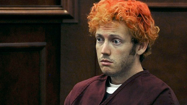 CINEMA SHOOTING SUSPECT. James Holmes appears in court at the Arapahoe County Justice Center July 23, 2012 in Centennial, Colorado. Holmes, 24, is accused of shooting dead 12 people and wounding 58 others at a cinema Friday in Aurora, outside Denver, as young moviegoers packed the midnight screening of the latest Batman film, "The Dark Knight Rises."AFP PHOTO/POOL/RJ SANGOSTI