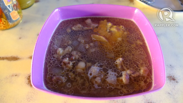 SINANGLAW. The soup dish is sour with a hint of bitterness