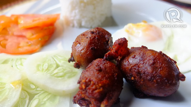 BREAKFAST OF CHOICE. You can't leave Vigan without tasting the city's famous longganisa