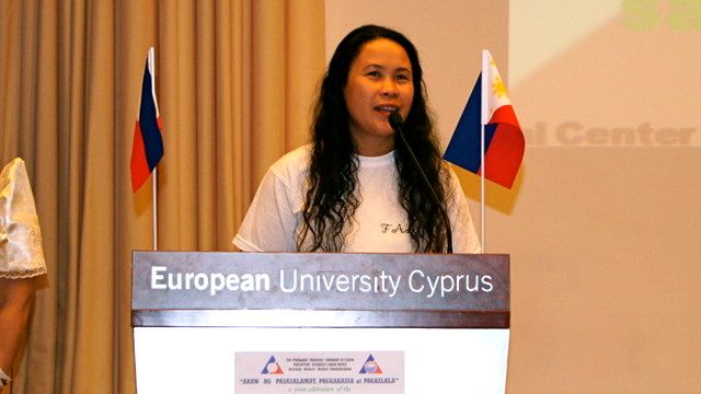 Filipino Worker In Cyprus Exhibits Artwork