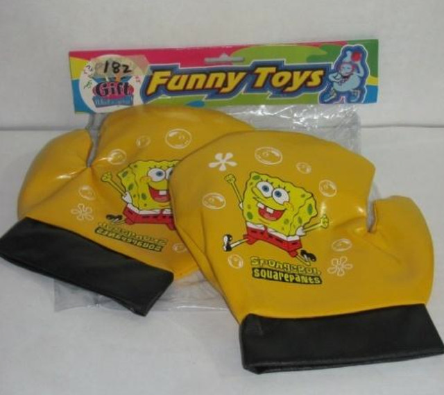 spongebob boxing gloves