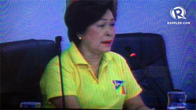 WINNABLE? Baybay City, Leyte Mayor Carmen Cari says she may kill, only if rival is ‘winnable’. Screengrab from Pioneer Cable TV, Channel 8
