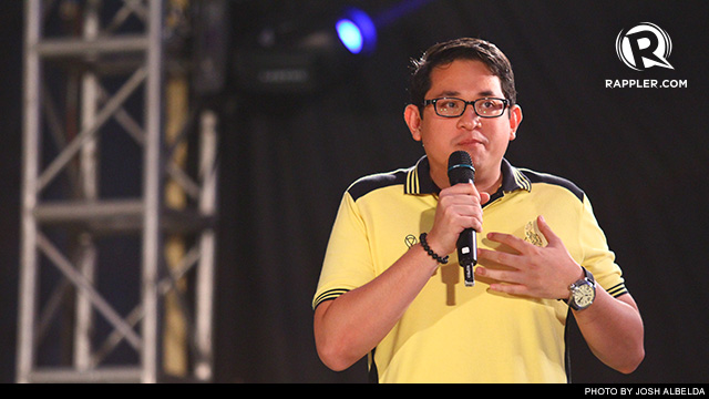 NEXT PLANS. Senatorial candidate Bam Aquino said he is looking forward to his honeymoon with his new wife Timi, who he married just 5 months before the official campaign season. Photo by Josh Albelda