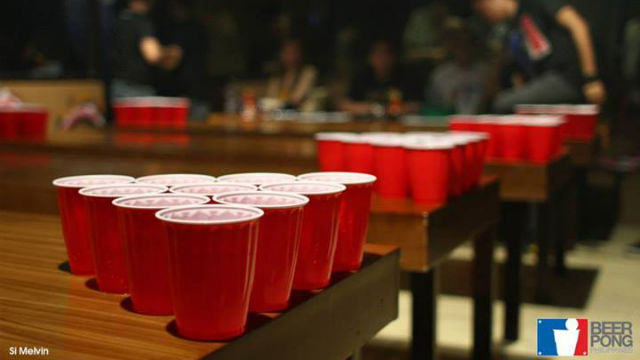 Make drinking more fun with beer pong