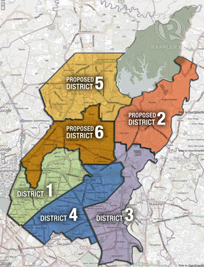 New Qc Districts 