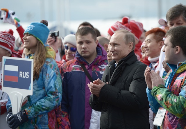 Putin Declares Russia Ready As Torch Comes To Sochi
