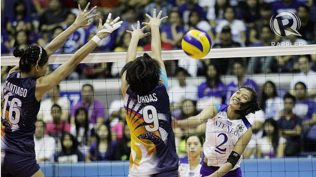 IN PHOTOS: Ateneo defeats NU to advance to UAAP Volleyball Finals