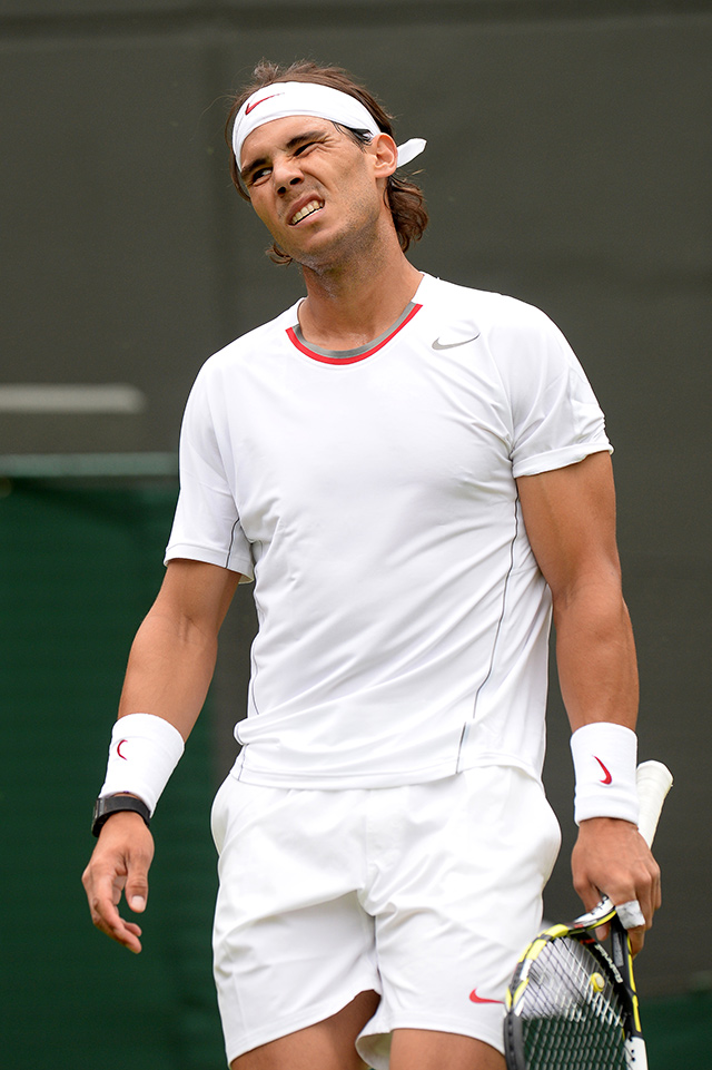 Nadal falls in Wimbledon first round