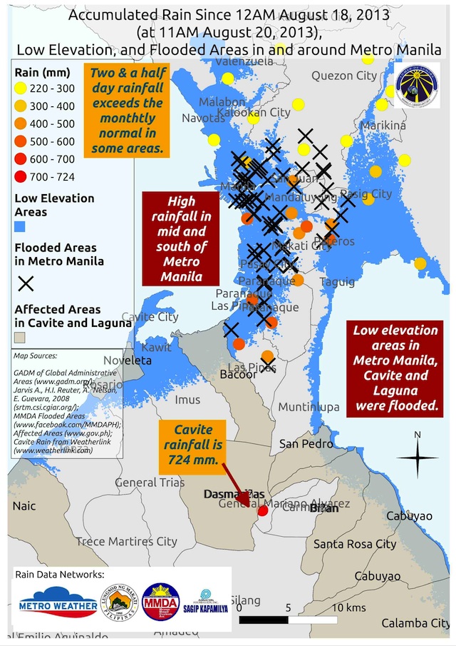 Rainfall levels in Metro still rising Observatory