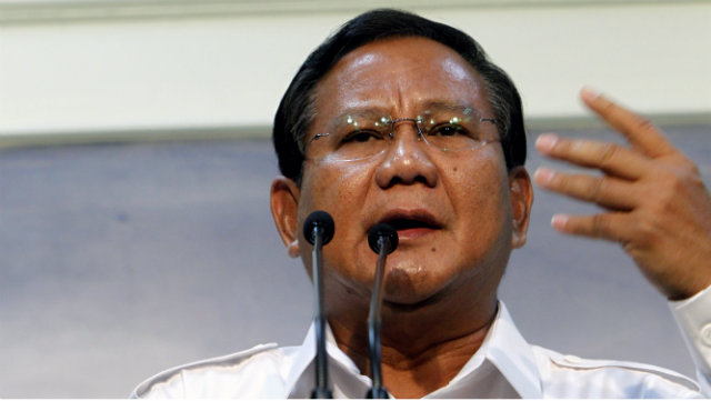 Indonesia ruling party backs Prabowo's presidential bid