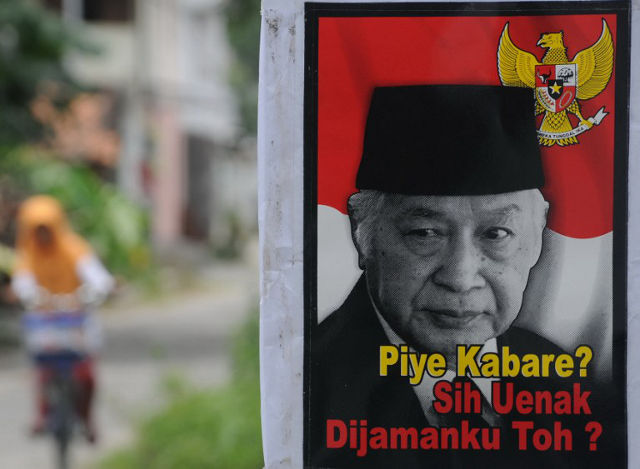 Suharto nostalgia grows as Indonesia heads for elections